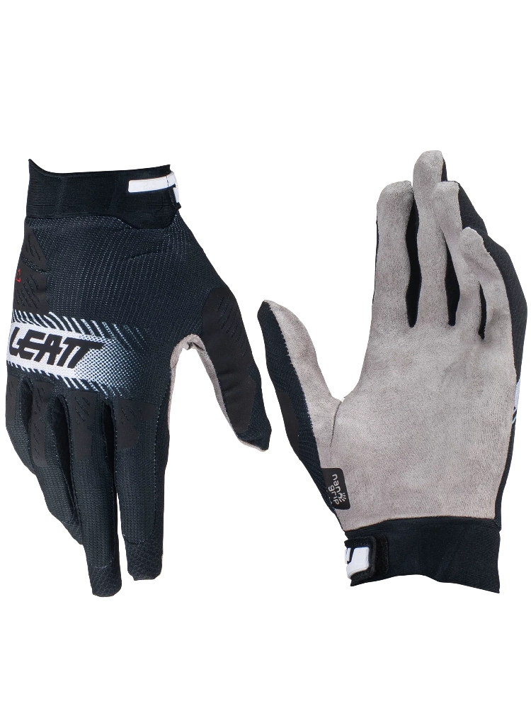 Rękawice cross dziecięce Leatt Moto 2.5 X-Flow czarno-szare