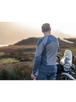 Koszula z ochraniaczami Knox Urbane Pro Move niebiesko-szara