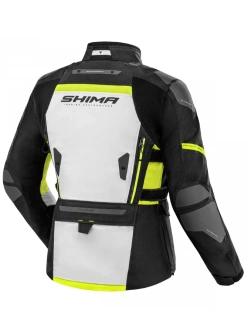 Kurtka motocyklowa damska tekstylna Shima Dune fluo-czarna