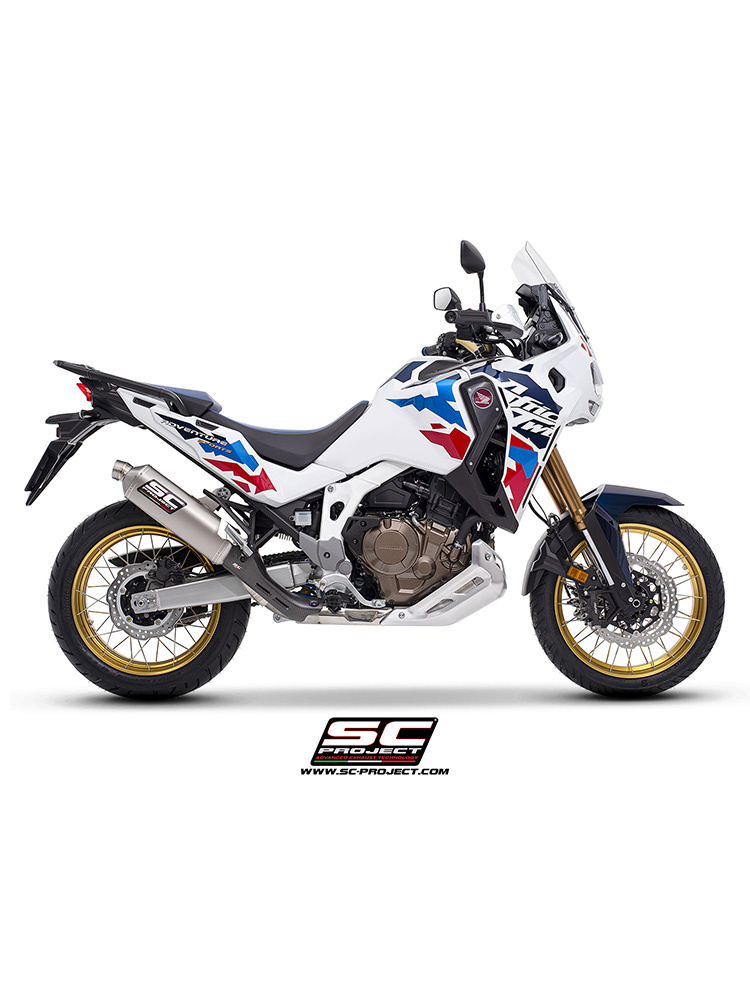 Tłumik motocyklowy SC-Project Rally Raid Honda CRF 1100 L Africa Twin (24-) tytan