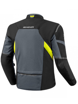 Kurtka motocyklowa tekstylna Shima Rush 2.0 Vent czarno-fluo