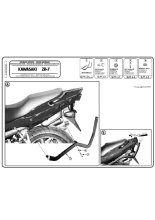 Stelaż pod kufer centralny Monolock, Monokey Kappa Kawasaki ZR 7/ S 750 (99-04) [bez płyty montażowej]