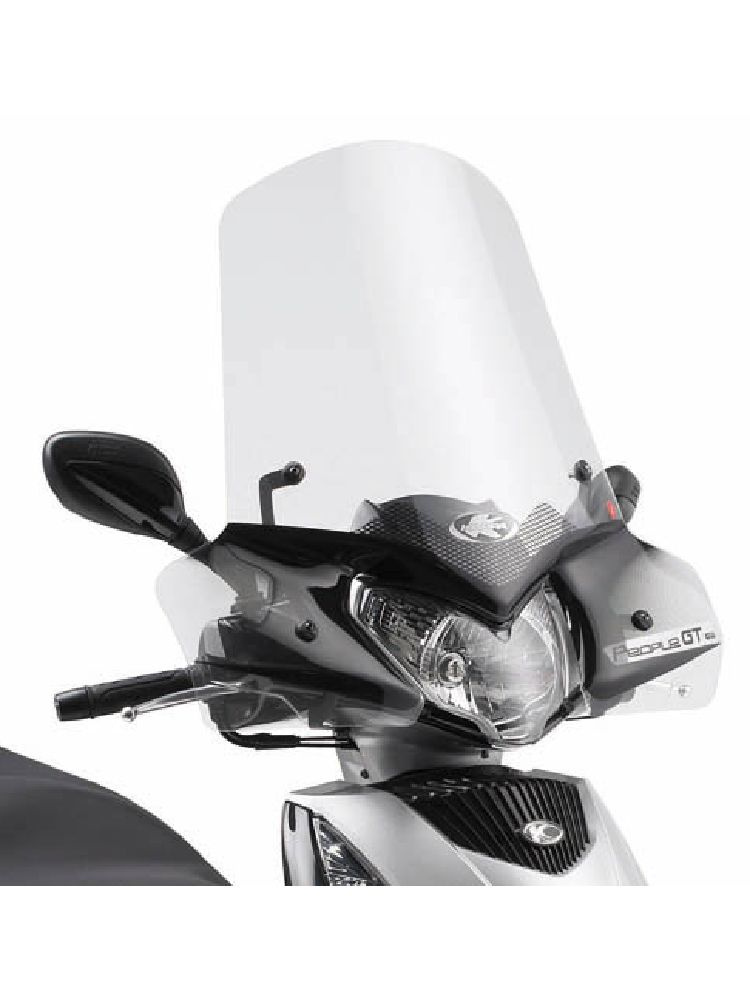 Szyba do skutera Kappa Kymco People GTi 125/ 200/ 300 (10-20) przezroczysta [mocowanie w zestawie]