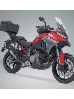 Zestaw: kufer centralny DUSC L + stelaż Adventure-rack SW-Motech Ducati Multistrada V4 (20-)/ Rally (23-) [poj.: 41l]