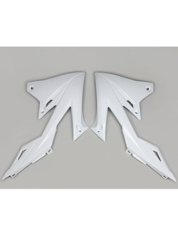 Osłony chłodnicy UFO do Suzuki RMZ 250 (19-), RMZ 450 (18-) białe