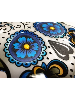 Tankpad Uniwersalny Onedesign Czaszka niebieska