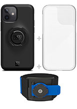 Zestaw do biegania: etui na telefon iPhone 12 mini + wodoodporny pokrowiec + opaska sportowa Quad Lock