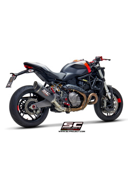 Tłumik SC-Project SC1-R Carbon / Titanium (Slip on) - Ducati Monster 821 [18-20]