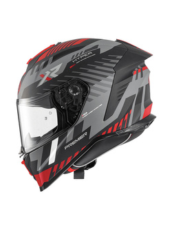 Kask integralny Premier Hyper XR92BM czarno-szaro-czerwony matowy