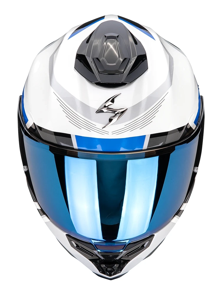 Kask integralny Scorpion EXO-1500 AIR Arena biało-niebieski