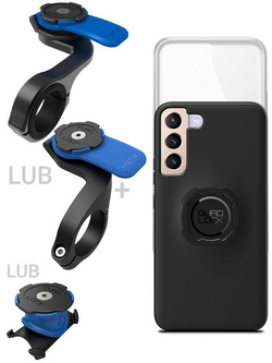 Zestaw rowerowy: etui na telefon Samsung Galaxy S22+ + wodoodporny pokrowiec + mocowanie Quad Lock