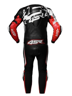 Kombinezon motocyklowy jednoczęściowy 4SR Racing Ultra Light Pista AR czarno-biało-czerwony