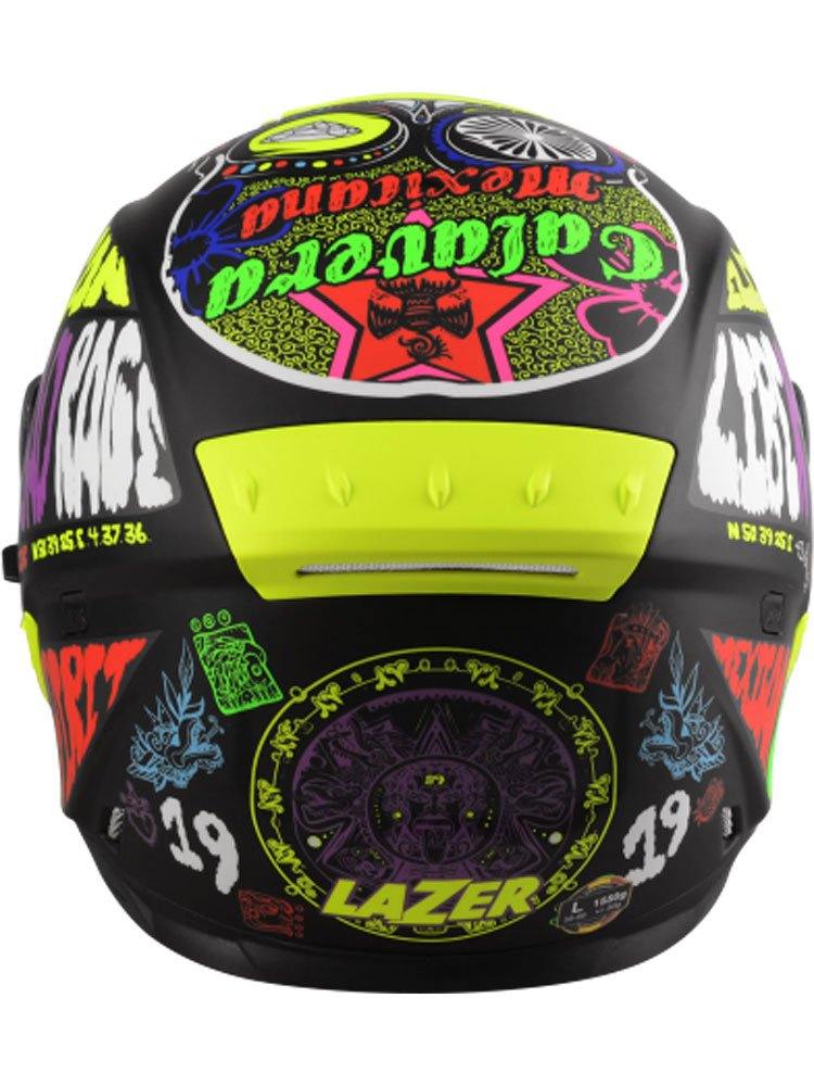 Kask integralny LAZER Rafale Mexicana czarny-multikolor