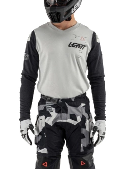 Bluza enduro Leatt Moto 4.5 WindBlock czarno-biała