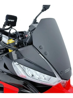 Szyba motocyklowa WRS Sport Aprilia Tuono V4 1100 (25-) czarna matowa