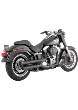 Tłumik motocyklowy Vance & Hines 3" Twin Slash Harley Davidson Fat Boy 1584 (07-09) czarny matowy