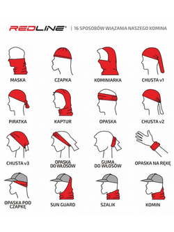 Komin termoaktywny motocyklowy Redline 2.0 Outlast czarny