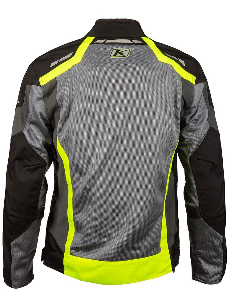 Kurtka motocyklowa tekstylna Klim Induction szaro-fluo żółta