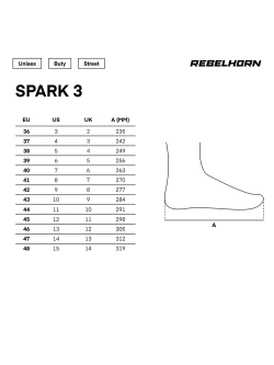 Buty motocyklowe Rebelhorn Spark 3 czarno-różowe