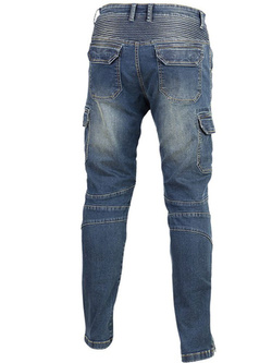 Jeansy motocyklowe Seca Square niebieskie