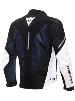 Kurtka motocyklowa tekstylna Dainese Super Sprint D-Dry czarno-niebiesko-biała