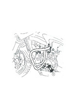 Gmol silnika Hepco&Becker do Yamaha FZ 6 / Fazer S2