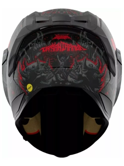 Kask integralny Icon Ultraflite MIPS Misanthrope czarno-czerwony