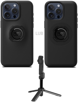 Zestaw: etui na telefon iPhone 15 Pro Max + statyw/ selfie stick Quad Lock