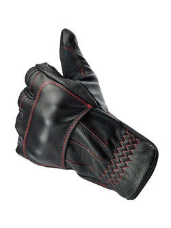 Rękawice motocyklowe Biltwell Belden czarno-czerwone