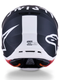 Kask enduro Alpinestars SM7 Dasher czarno-biały matowy