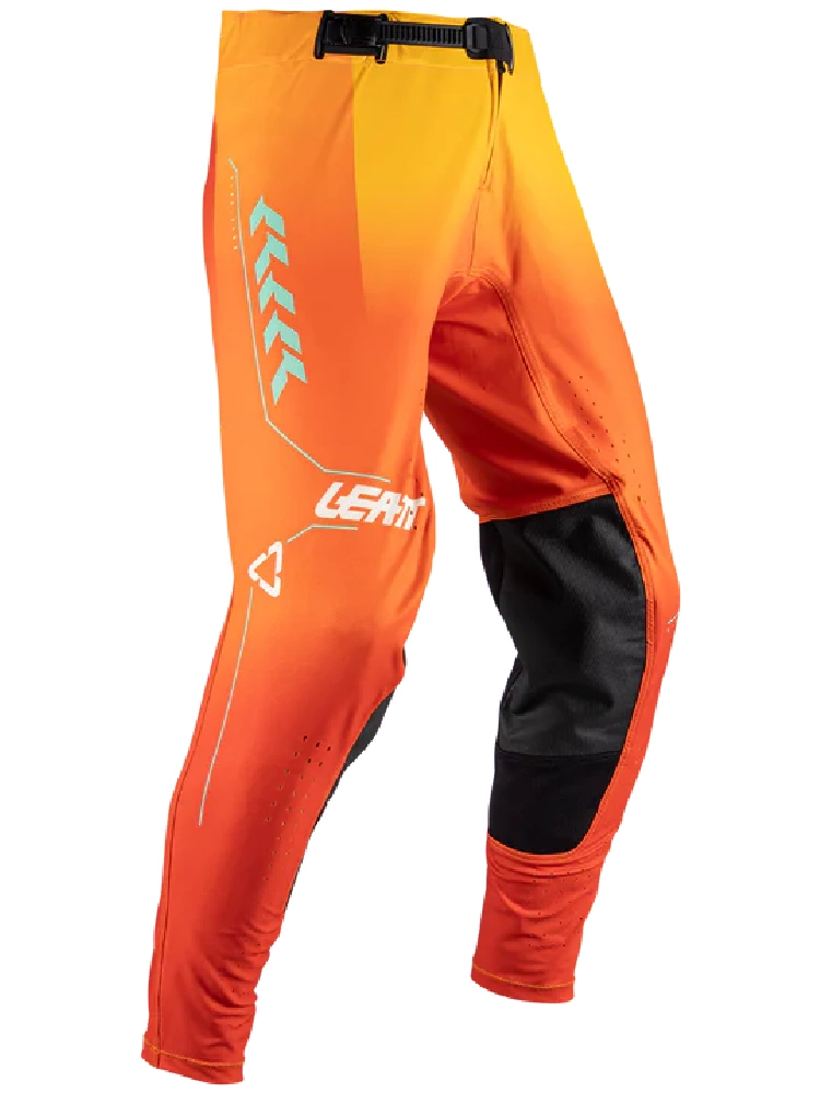 Spodnie cross Leatt Moto 5.5 I.K.S czarno-pomarańczowe
