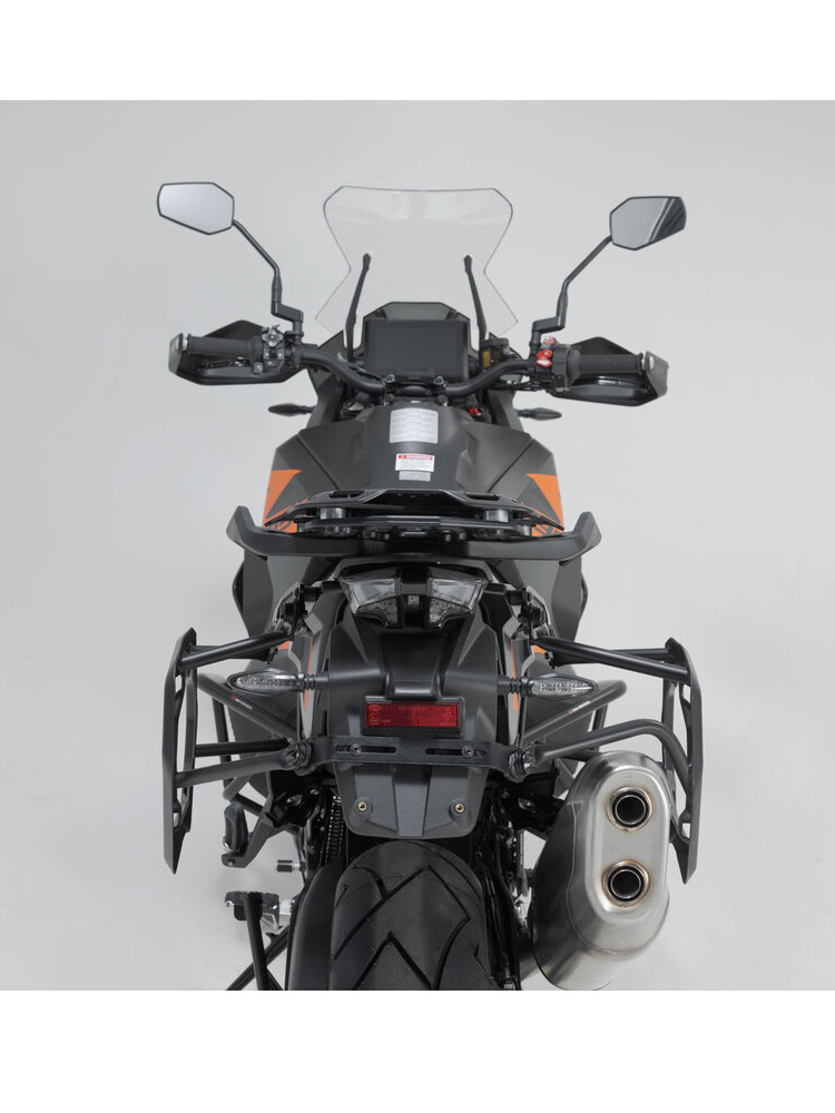 Zestaw: kufry boczne TRAX ADV + stelaże PRO 45/37 L Sw-Motech KTM 1290 Super Adventure R / S (21-) (pojemność 37 i 45 L) czarne