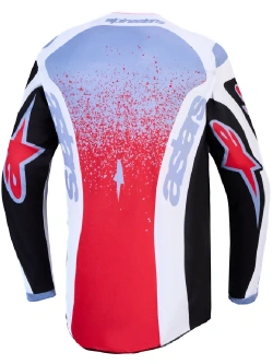 Bluza cross dziecięca Alpinestars MX Fluid Drag czarno-biało-czerwona