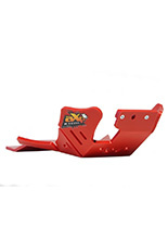 Płyta pod silnik AXP Racing Xtrem do Beta 250 Xtrainer, 300 Xtrainer (16-) z osłoną podnośnika czerwona