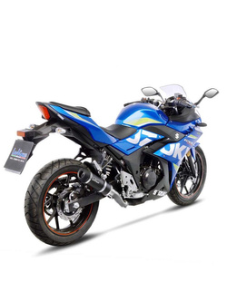 Tłumik LeoVince GP Corsa Evo czarny Yamaha MT-25 (15-18) [bez homologacji]