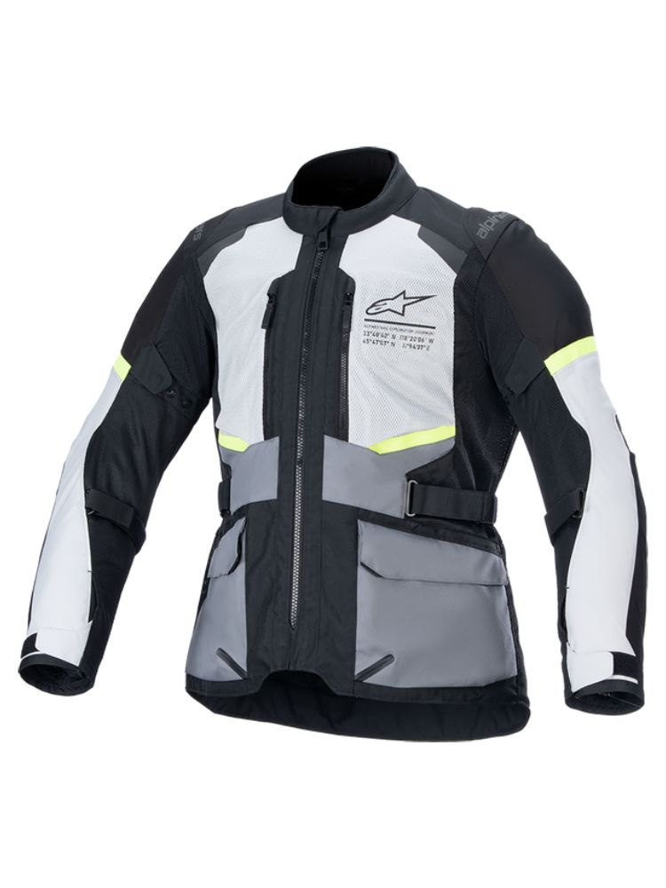 Kurtka motocyklowa tekstylna Alpinestars Andes Air Drystar® szara