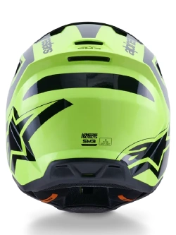 Kask enduro Alpinestars SM3 Heat czarno-zielone