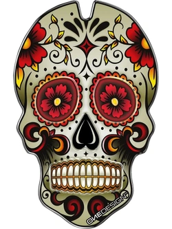 Tankpad Uniwersalny Onedesign Czaszka czerwona