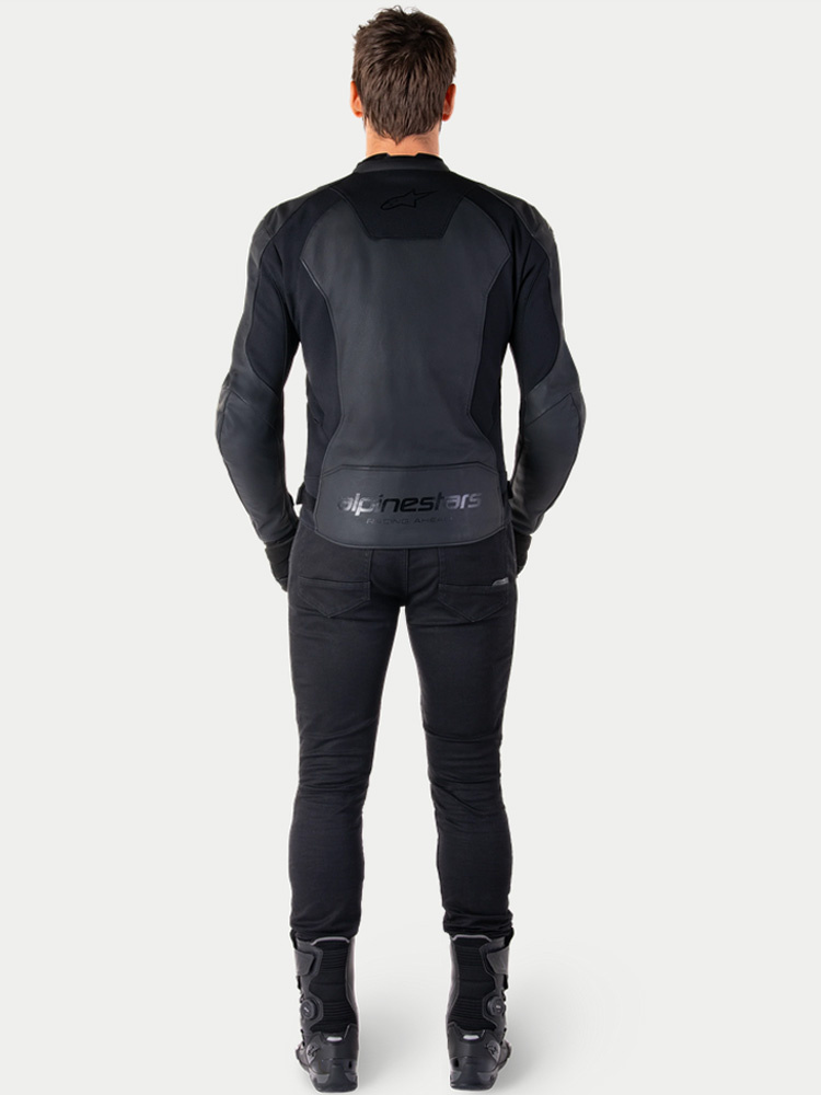 Kurtka motocyklowa skórzana Alpinestars Faster V3 czarna