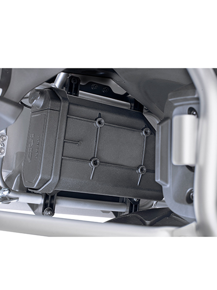 Zestaw mocujący skrzynkę narzędziową Kappa KS250 do stelaża bocznego CF Moto 800 MT/ Touring/ Sport (22-)/ Explore (24-)