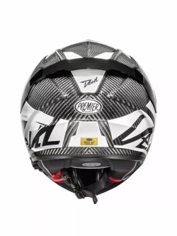 Kask integralny Premier Devil Carbon MN 8 czarno-biały