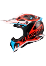 Kask enduro LS2 MX700 Subverter Evo II Stomp czarno-czerwono-niebieski
