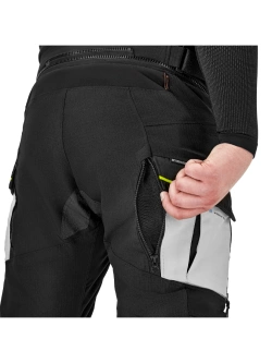 Spodnie motocyklowe tekstylne Shima Tracker czarno-szare