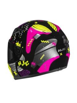 Kask integralny dziecięcy HJC Y10 Mika czarno-różowy