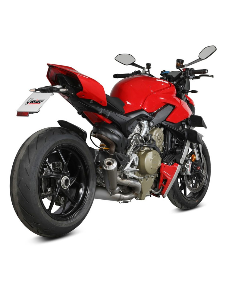 Tłumiki motocyklowe Slip-On (X-M1) MIVV do Ducati Streetfighter V4 (20-22) titanium