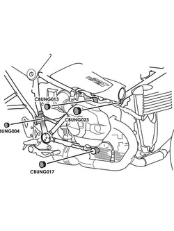 Zaślepki ramy PUIG Honda CB1000R Neo Sports Cafe (18-)