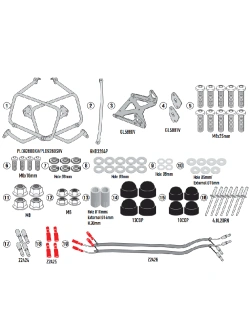 Stelaż kufrów bocznych Monokey Cam-Side Kappa KL One-Fit Voge Valico 900 DSX (24-)