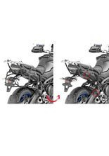 Stelaż GIVI z możliwością szybkiego demontażu pod kufry boczne Monokey Yamaha Tracer 900/ Tracer 900 GT (18-20)