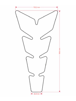 Tankpad Uniwersalny Onedesign Moon Soft Touch Slim czarny