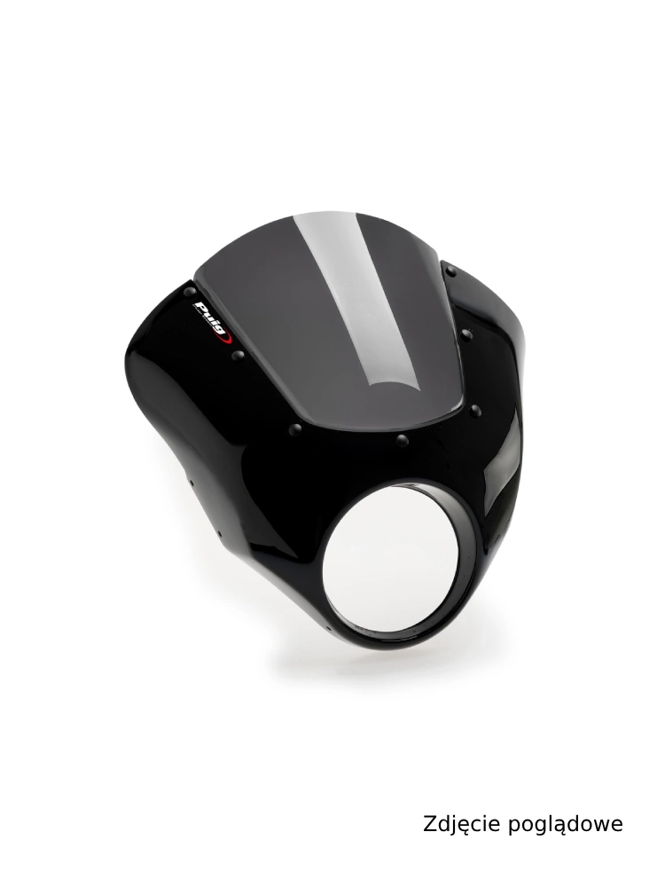 Półowiewka motocyklowa sportowa PUIG Dark Night Triumph Bonnevile Speedmaster (18-) mocno przyciemniana matowa